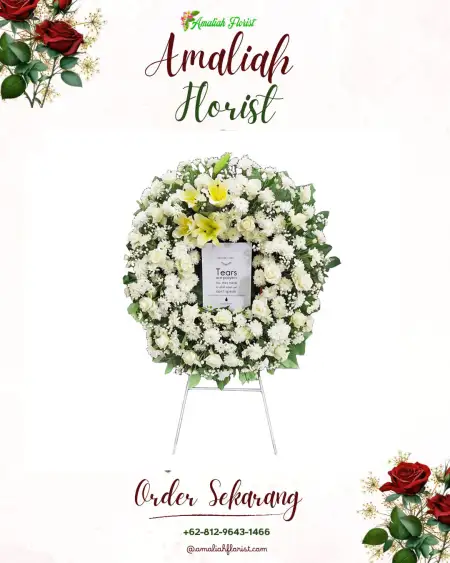 Krans Bunga Duka Cicau